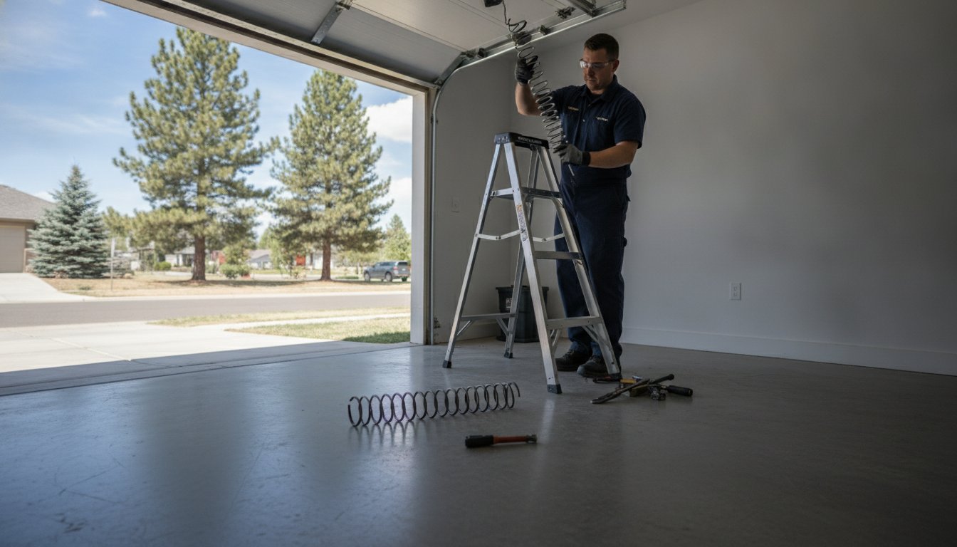 Broken Garage Door Spring Repair in Spokane: 24/7 Emergency Service