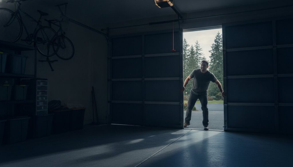 Garage Door Won’t Open Manually? 5 Causes and How to Fix Them